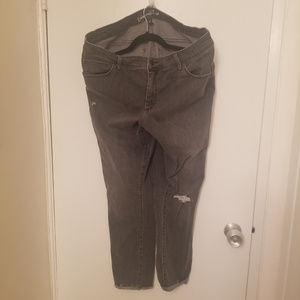 Universal Thread Grey Distressed Jeans